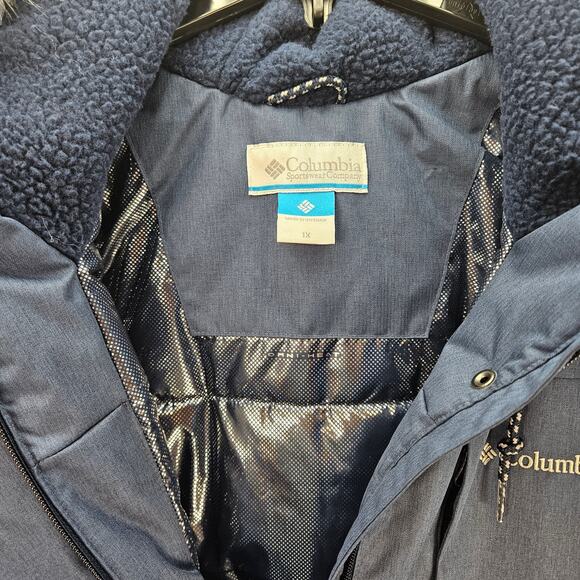 COLUMBIA WOMEN'S 1X PLUS SIZES SUTTLE MOUNTAIN MID INSULATED JACKET BLUE WW1328- - Picture 6 of 10